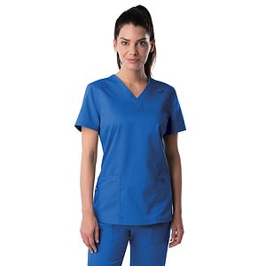 Landau - ProFlex - Women's 3-Pocket Fade Resistant V-Neck Top