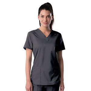 Landau - ProFlex - Women's 3-Pocket Fade Resistant V-Neck Top
