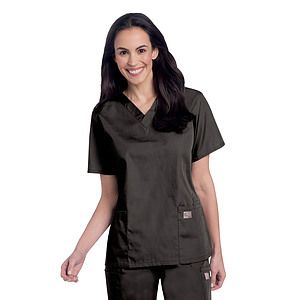 Landau - ScrubZone - Women's 3-Pocket Clean Back V-Neck Top