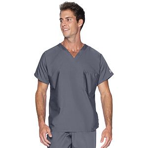 Landau - ScrubZone - Unisex 1-Pocket Dolman Sleeve Tuckable V-Neck Top