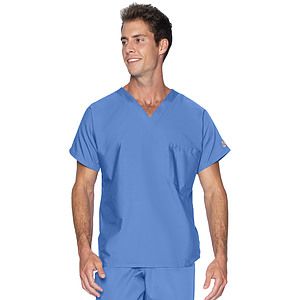 Landau - ScrubZone - Unisex 1-Pocket Dolman Sleeve Tuckable V-Neck Top