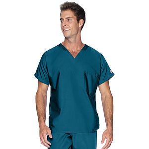 Landau - ScrubZone - Unisex 1-Pocket Dolman Sleeve Tuckable V-Neck Top