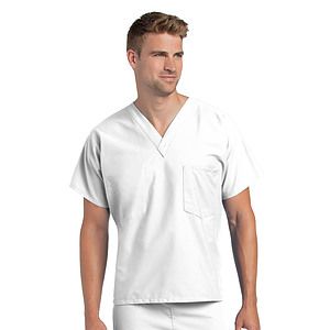 Landau - Essentials - Unisex Reversible 1-Pocket V-Neck Top