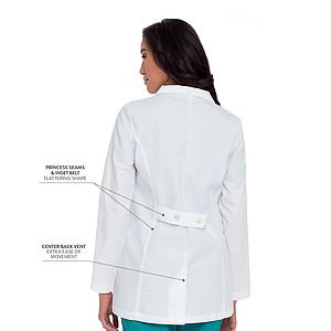 Landau - Essential Lab Coats - Women's Three-Pocket 31"  Consultation Lab Coat