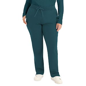 Landau - Forward - Women's 7-Pocket Mid-Rise Rib-Knit Elastic Waist Cargo Pant