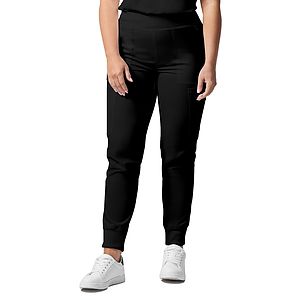 Landau - ProFlex - Women's 6-Pocket Mid-Rise Elastic-Back Waist Jogger Pant