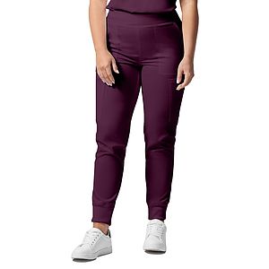 Landau - ProFlex - Women's 6-Pocket Mid-Rise Elastic-Back Waist Jogger Pant