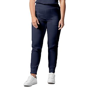 Landau - ProFlex - Women's 6-Pocket Mid-Rise Elastic-Back Waist Jogger Pant