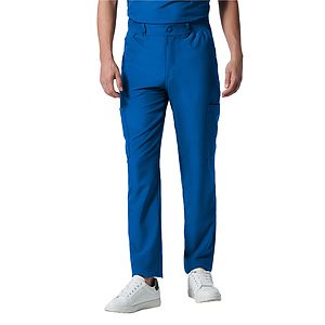 Landau - Forward - Men's 8-Pocket Mid-Rise Rib-Knit Elastic Waist Cargo Pant