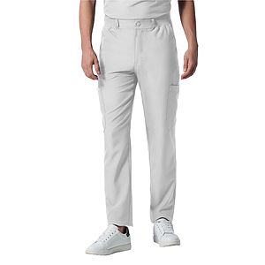 Landau - Forward - Men's 8-Pocket Mid-Rise Rib-Knit Elastic Waist Cargo Pant