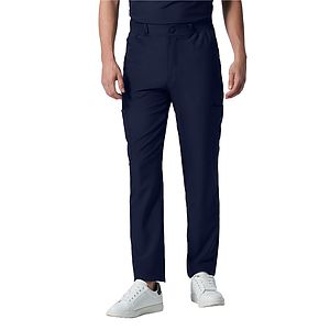 Landau - Forward - Men's 8-Pocket Mid-Rise Rib-Knit Elastic Waist Cargo Pant