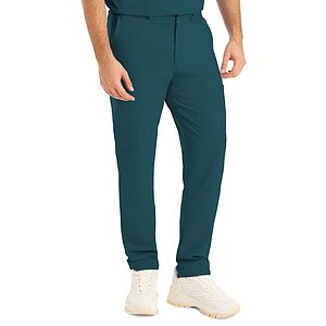 Landau - Forward - Men's 8-Pocket Mid-Rise Rib-Knit Elastic Waist Cargo Pant