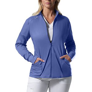 Landau - ProFlex - Women's 3-Pocket Mock Neck Zip-Front Jacket