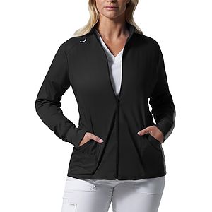 Landau - ProFlex - Women's 3-Pocket Mock Neck Zip-Front Jacket