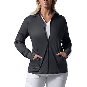 Landau - ProFlex - Women's 3-Pocket Mock Neck Zip-Front Jacket