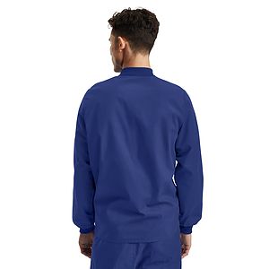 Landau - Essentials - Unisex Snap Front Warm-Up Jacket