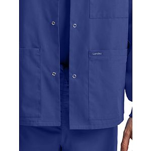Landau - Essentials - Unisex Snap Front Warm-Up Jacket