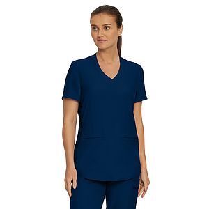 Landau - Forward - Women's 3-Pocket Rib-Knit Neckline V-Neck Top