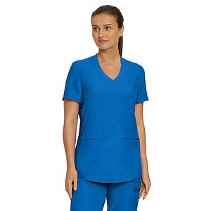 Landau - Forward - Women's 3-Pocket Rib-Knit Neckline V-Neck Top