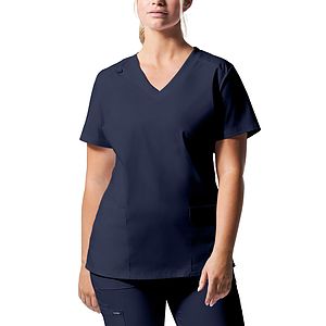 Landau - ProFlex - Women's 3-Pocket V-Neck Top