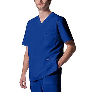 Landau - ProFlex - Men's 4-Pocket Back Yoke V-Neck Top