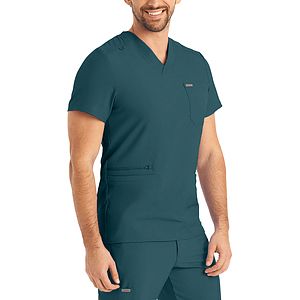 Landau - Forward - Men's 4-Pocket Back Yoke V-Neck Top
