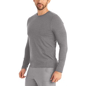 Landau - Forward - Men's Long-Sleeve Crew Neck Underscrub Tee