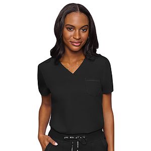 Med Couture - Touch - Women's 1-Pocket V-Neck Top