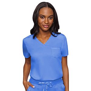Med Couture - Touch - Women's 1-Pocket V-Neck Top