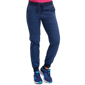 Med Couture - Touch - Women's 5-Pocket Rib-Knit Waistband Pant