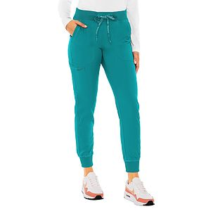 Med Couture - Touch - Women's 5-Pocket Rib-Knit Waistband Pant