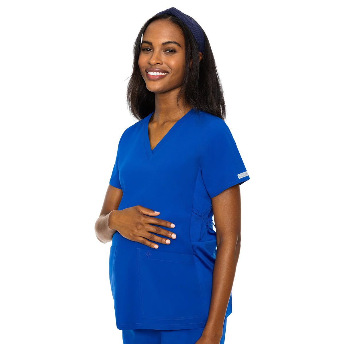 Med Couture - Activate - Women's 2-Pocket Maternity V-Neck Top