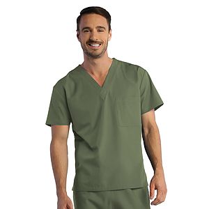 Maevn - Red Panda - Unisex One-Pocket V-Neck Top