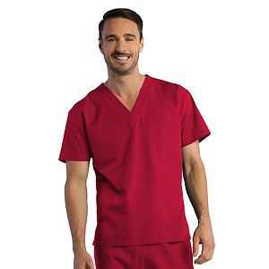 Maevn - Red Panda - Unisex One-Pocket V-Neck Top
