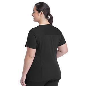 Maevn - Focus - Women's Two-Pocket Tulip-Neck Top