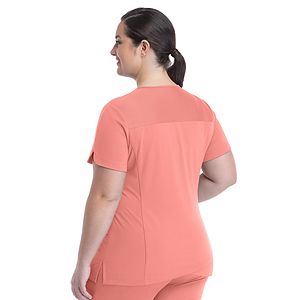 Maevn - Focus - Women's Two-Pocket Tulip-Neck Top