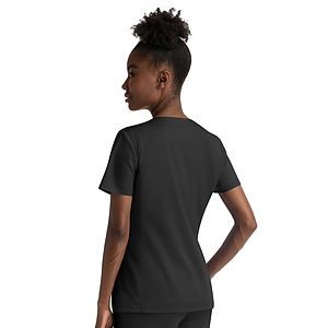 Maevn - Matrix - Women's Three-Pocket Notched Crew Neck Top