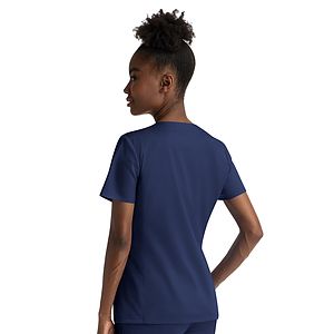 Maevn - Matrix - Women's Three-Pocket Notched Crew Neck Top