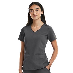 Maevn - Matrix Pro - Women's Two-Pocket Curved V-Neck Top
