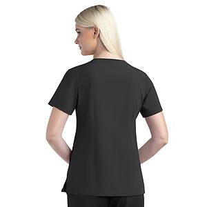 Maevn - Matrix Impulse - Women's Three-Pocket Contrast Stitching V-Neck Top
