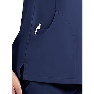 Maevn - Matrix Impulse - Women's Three-Pocket Contrast Stitching V-Neck Top