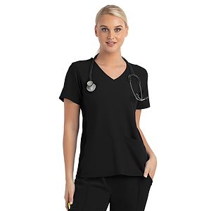 Maevn - Matrix Impulse - Women's Two-Pocket Mock Wrap Top