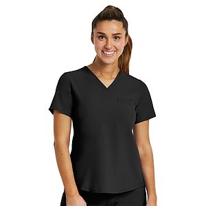 Maevn - Matrix Impulse - Women's One-Pocket V-Neck Tuck-In Top
