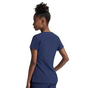 Maevn - Matrix Impulse - Women's Three-Pocket Notched Neck Dolman Top