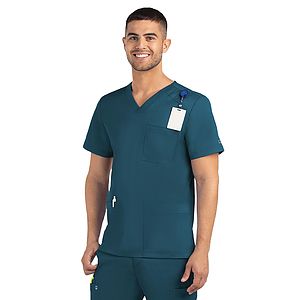 Maevn - Matrix - Men's Three-Pocket V-Neck Top