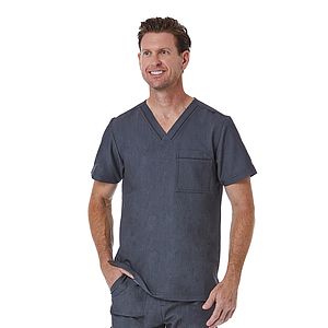 Maevn - Matrix Pro - Men's One-Pocket Tuckable Contrast Piping V-Neck  Top