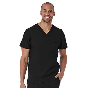 Maevn - Matrix Pro - Men's One-Pocket Tuckable Contrast Piping V-Neck  Top