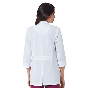 Maevn - Red Panda - Women's 3/4-Sleeve Two-Pocket 28.5" Lab Coat