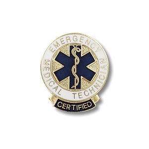 Prestige Medical - Certified Emergency Medical Technician Cloisonne Pin