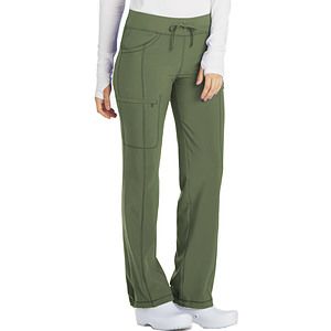 Infinity - Low Rise Straight Leg Elastic Waistband Drawstring Pant